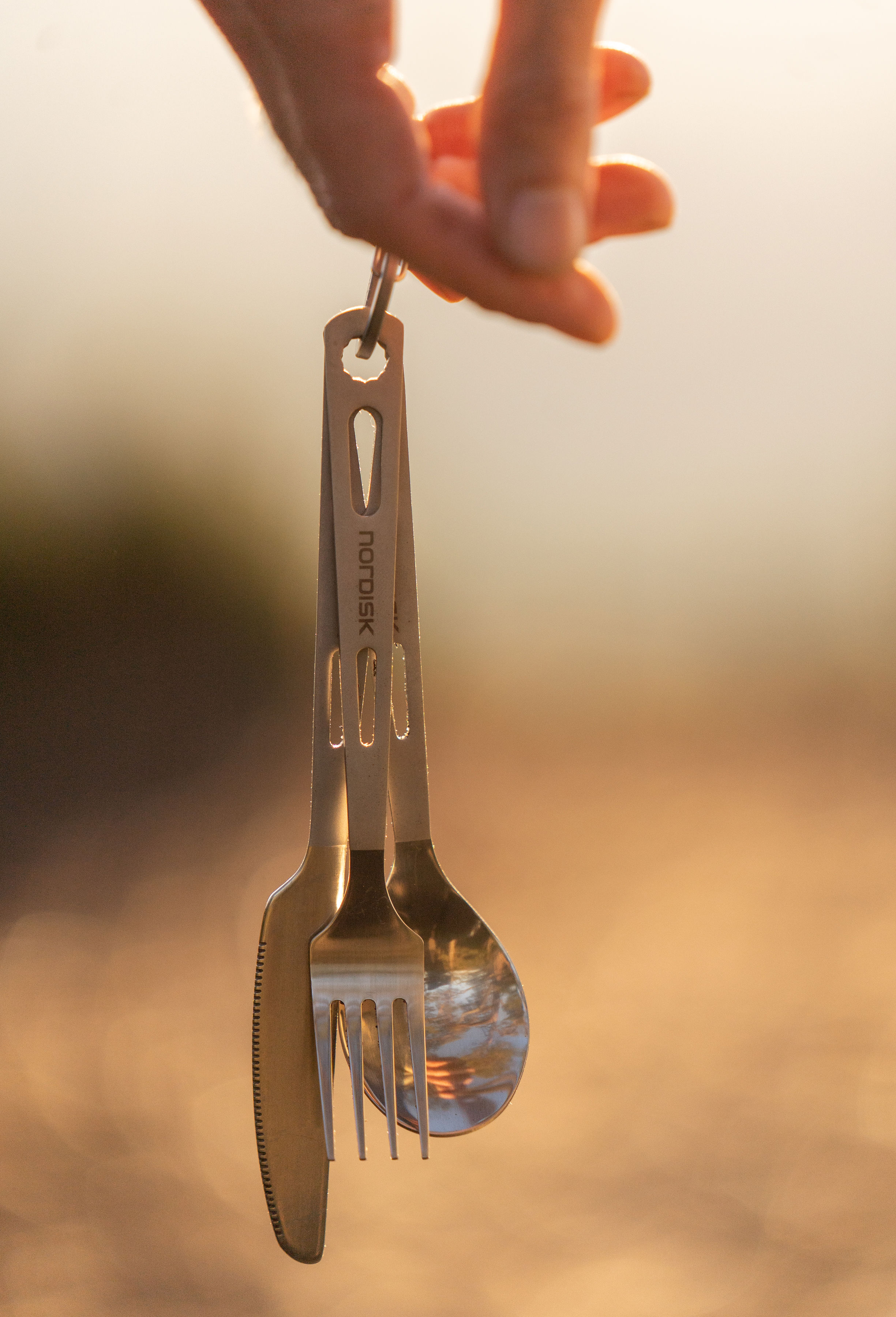 Titanium cutlery, 3 pcs.