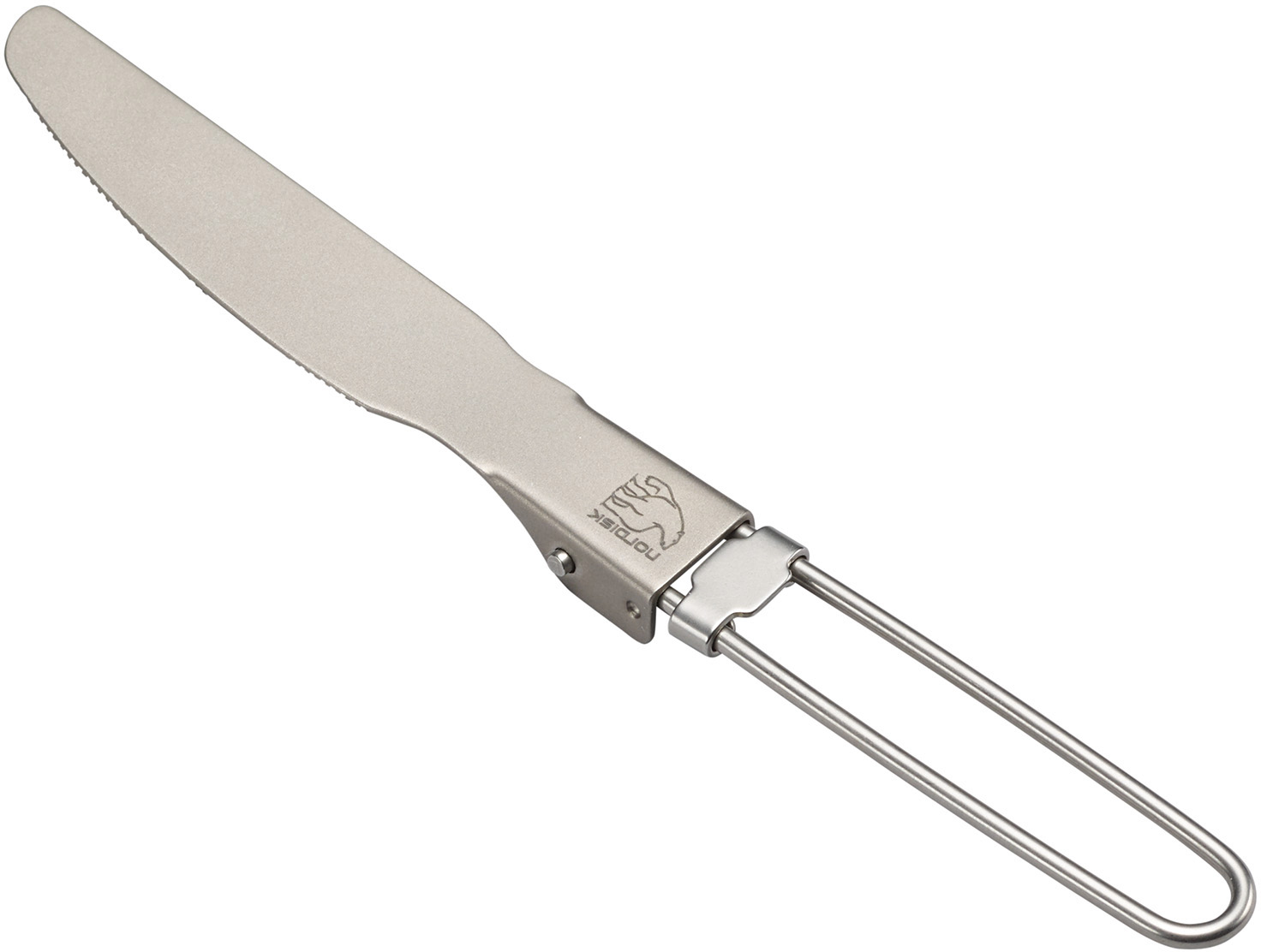 Titanium foldable knife